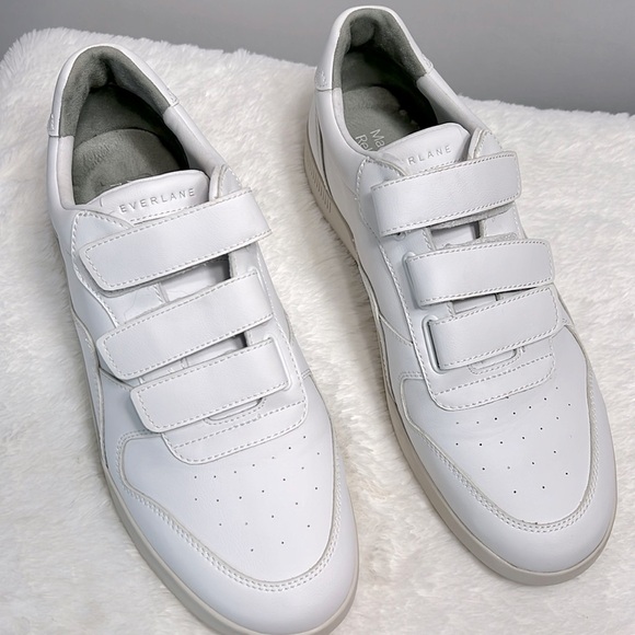 Everlane ReLeather Court Sneaker Velcro size F11 M9 - Picture 2 of 14
